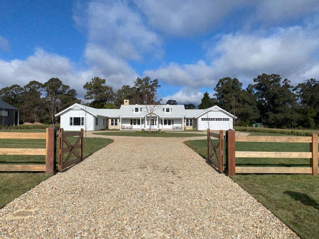 Exterior of home located in Bowral, painted by the team at Southern Highlands Painting and Wallpapering